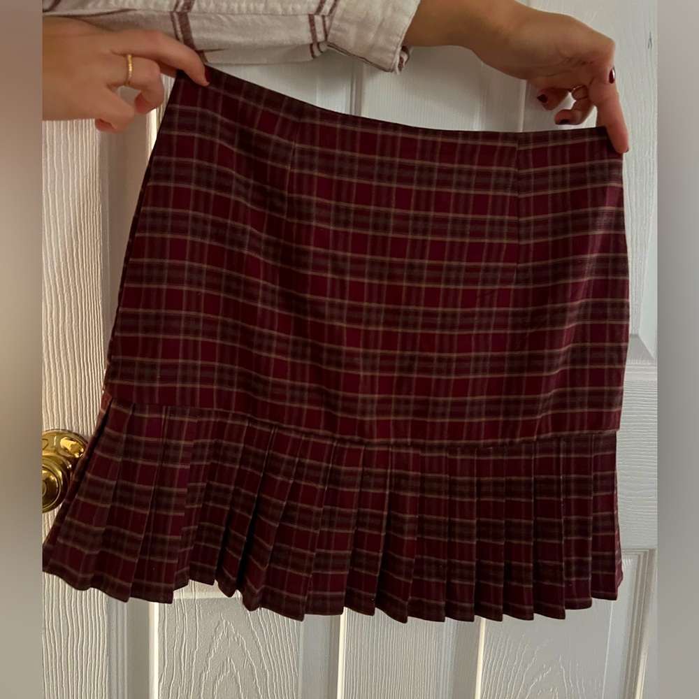Plaid mini skirt ♥️ dry goods